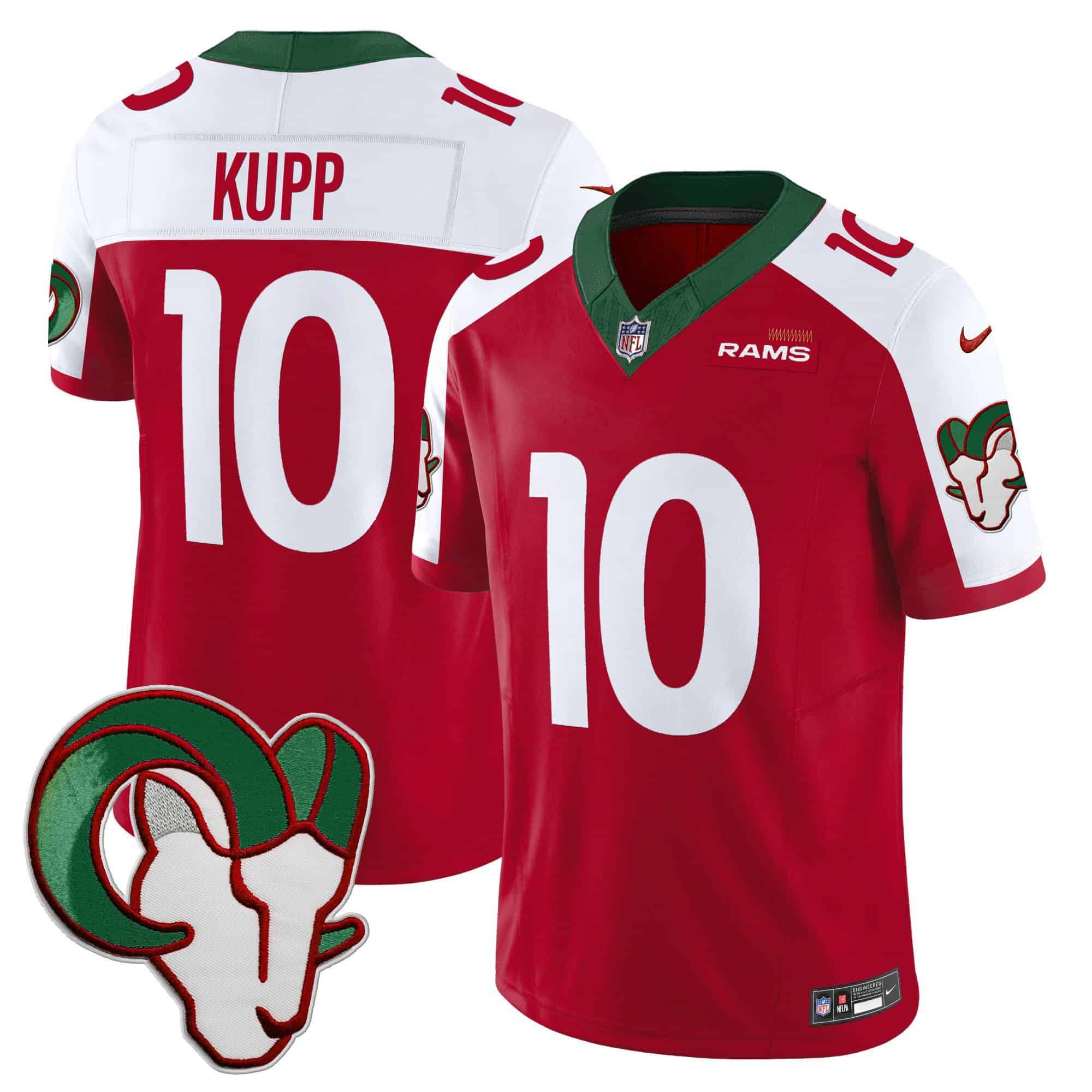 Men Los Angeles Rams #10 Kupp Red 2024 Nike Mexico Vapor Limited NFL Jersey->indianapolis colts->NFL Jersey